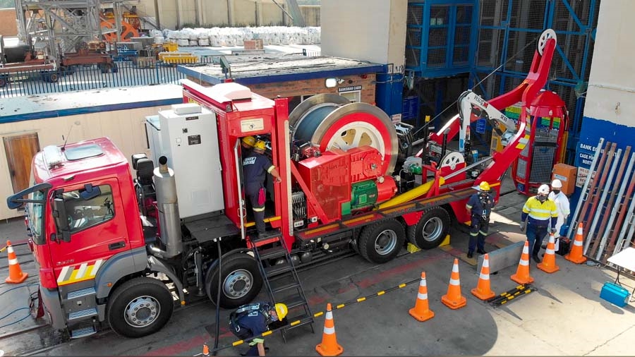 Tech Edge Group - Ultra Deep Level Mine Rescue Winders